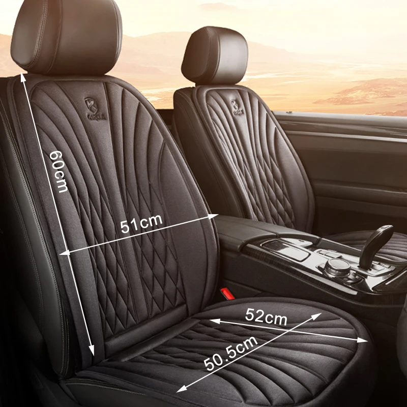 2Pcs/set 12V/24V Heated Car Seat Cover Winter Seat Heating Car Seat Protector Universal Car Seat Heating Car Covers In Salon - Image 6