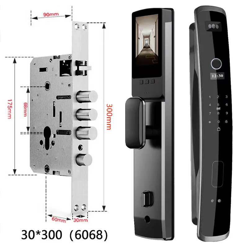 Wishome Biometric Recognition Smart Door Lock remote control Fingerprint Password IC Card APP Wifi Lock Unlock - Image 12