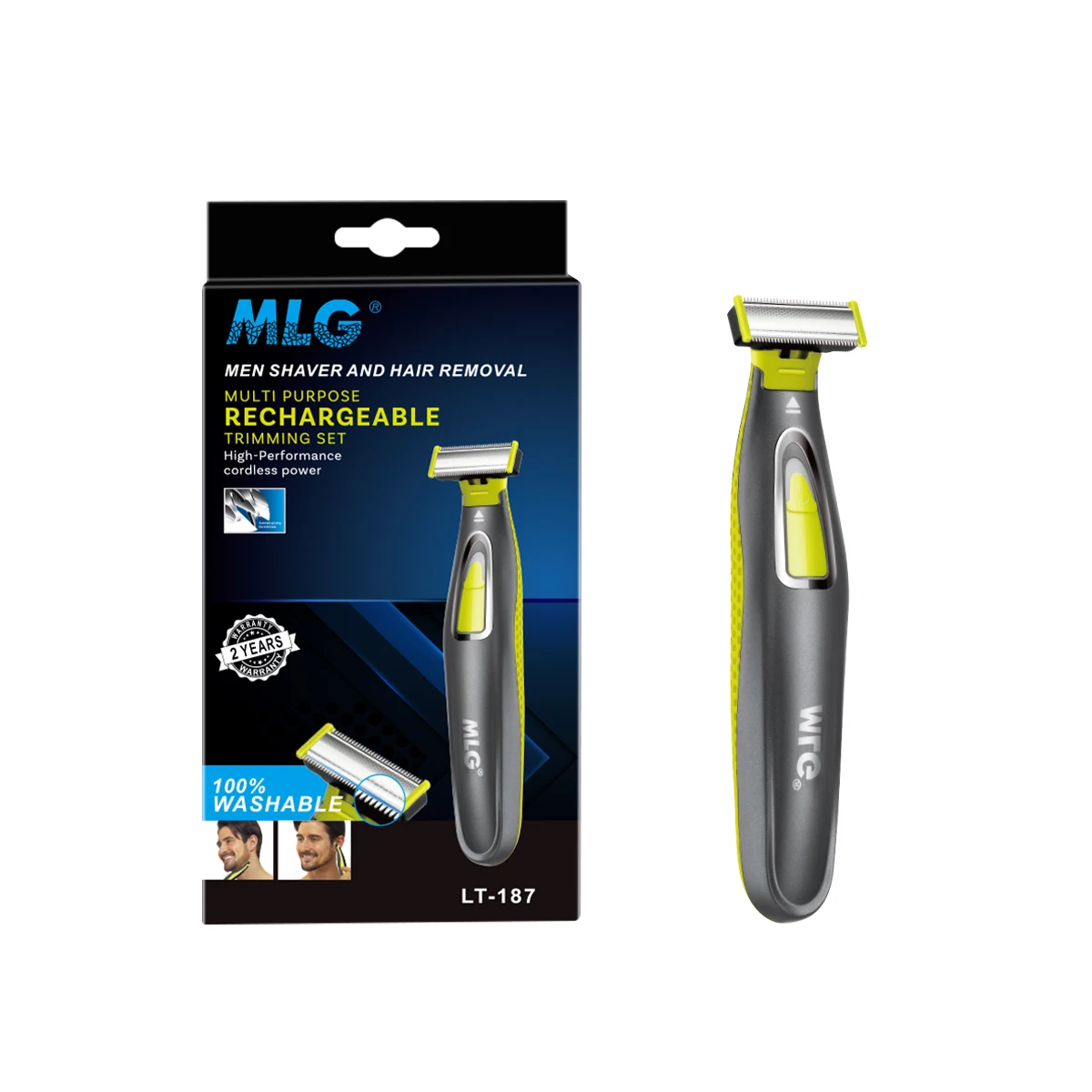 MLG Electric Shaver For Men and Women Portable Full Body Trimmer USB T Shaped Blade Razor For Beard Armpit For Washable - Image 7