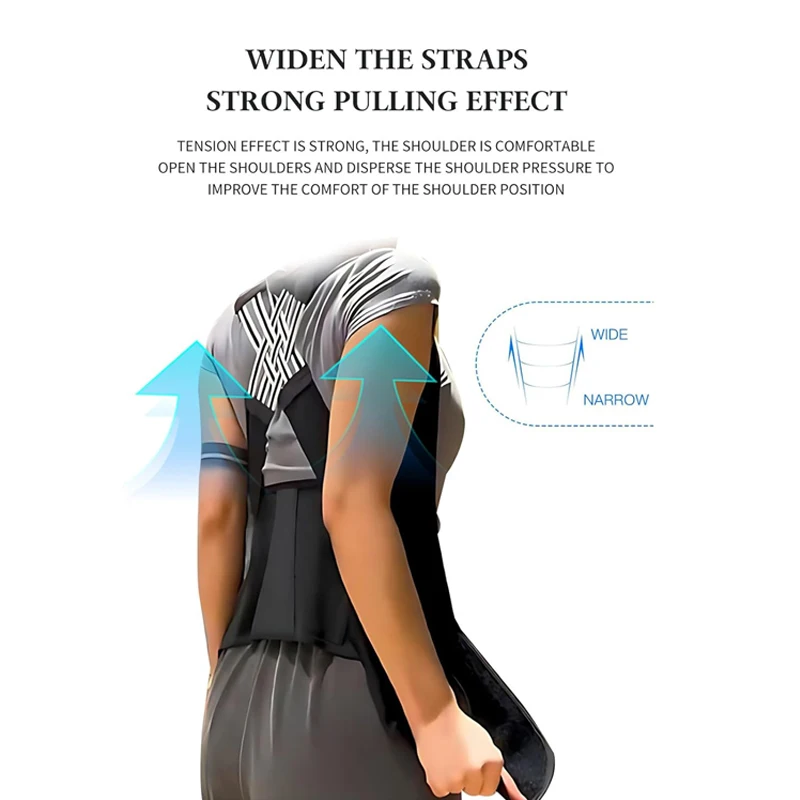 Back Posture Corrector Brace for Women breathable Back Posture Correction back support belt Adjustable shoulder for students kid - Image 5
