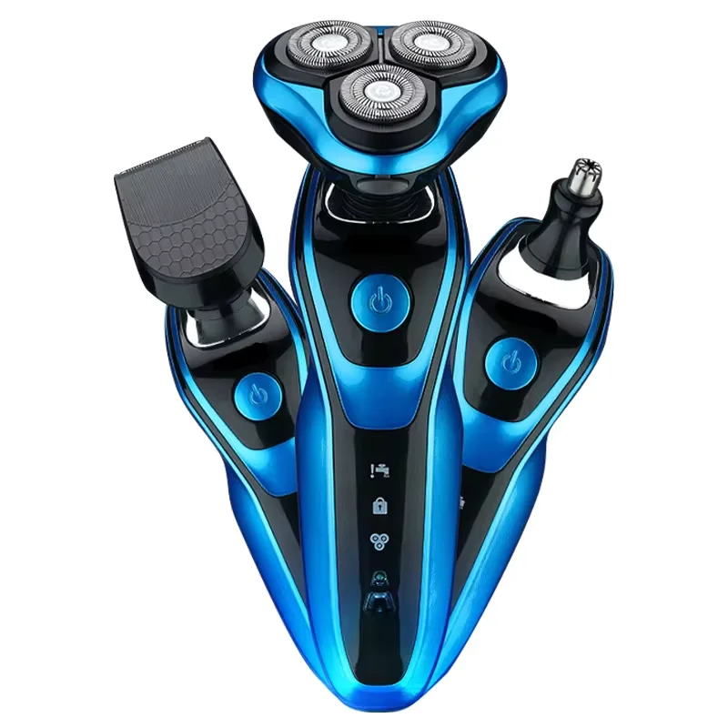Electric Shaver Rotary Shaver Electric Razor Beard Trimmer Rechargeable Hair Cutting Shaving Machine Clipper for Men Waterproof - Image 8
