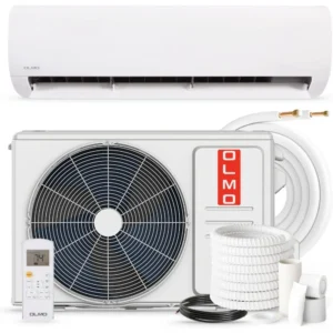 12,000 BTU, 110/120V, 17.4 SEER2, Pre-charged Ductless Mini Split Air Conditioner with Heat Pump Including 16ft Installation