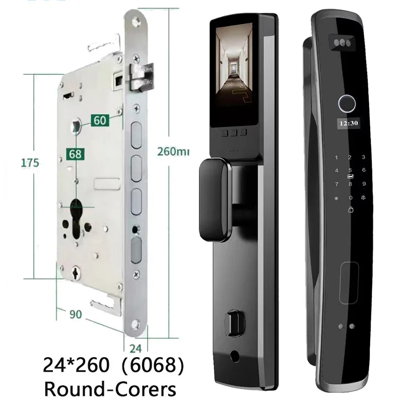 Wishome Biometric Recognition Smart Door Lock remote control Fingerprint Password IC Card APP Wifi Lock Unlock - Image 11