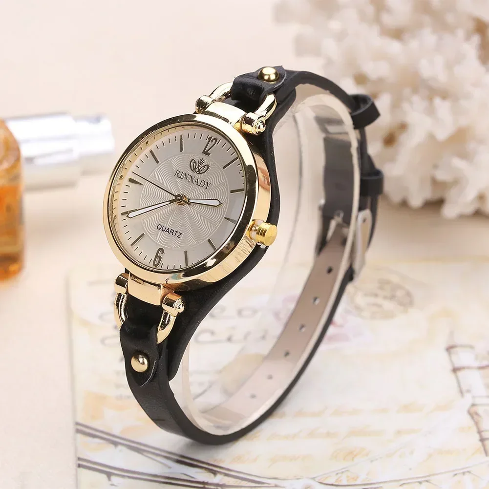 Simple Women Watch Luxury Design Leather Watch Ladies Quartz Wristwatch Solid Color Fashion Women Gift Watch Relojes Para Mujer - Image 7