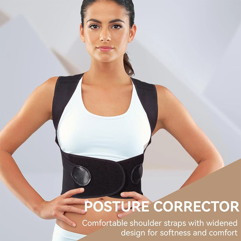 Back Posture Corrector Brace for Women breathable Back Posture Correction back support belt Adjustable shoulder for students kid - Image 4