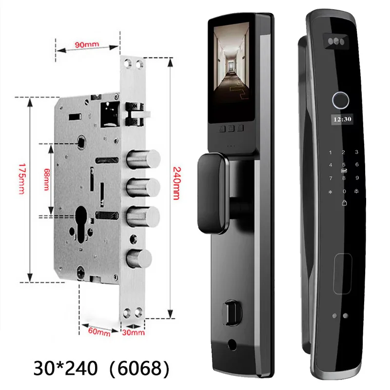 Wishome Biometric Recognition Smart Door Lock remote control Fingerprint Password IC Card APP Wifi Lock Unlock - Image 7