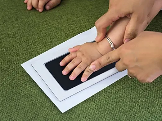 2/4pc Baby Handprint Footprints Ink Pads Safe Non-toxic No-Touch Skin Inkless Inkpad Kits Pet Cat Dog Paw Prints Souvenirs Gifts - Image 15