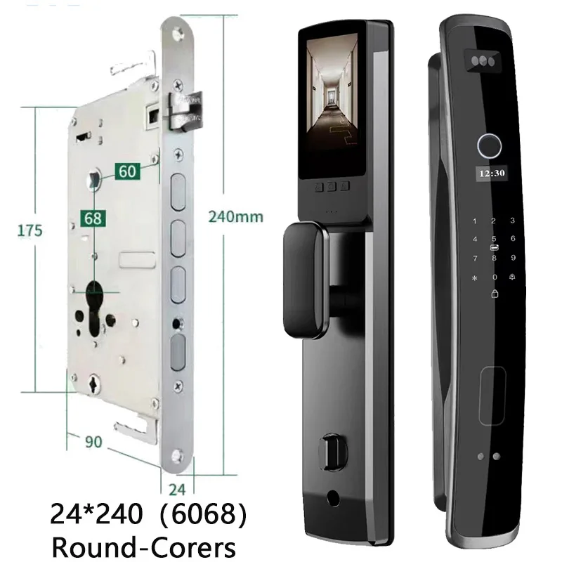 Wishome Biometric Recognition Smart Door Lock remote control Fingerprint Password IC Card APP Wifi Lock Unlock - Image 10