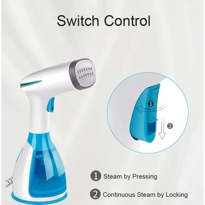 220V Hand Garment Iron Steamer for Clothes 1500W Powerful 280ml Portable Fabric Steamer Travelling Home Steam Generator - Image 5