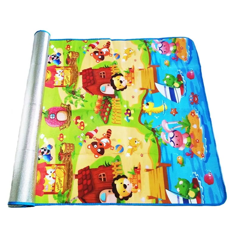 Baby Play Mat 180x120x0.3cm Children Crawling Carpet Toys for Kid Game Activity Gym Waterproof Rug Outdoor Indoor Soft Floor - Image 2