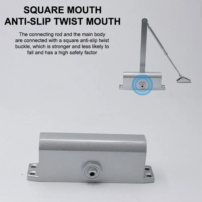 Automatic Door Closer Security System 25KG To 85KG Adjustable Speed Door Closing Equipment Mute Soft Closing Door Hardware - Image 6
