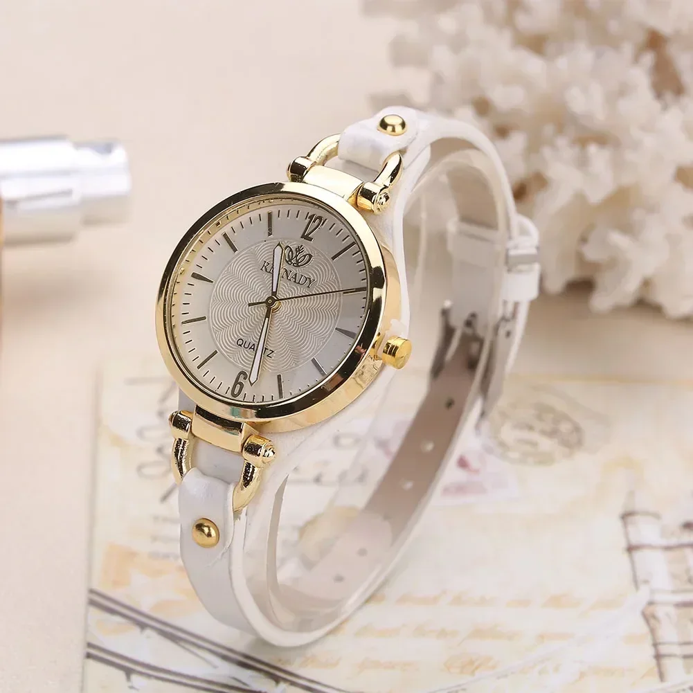 Simple Women Watch Luxury Design Leather Watch Ladies Quartz Wristwatch Solid Color Fashion Women Gift Watch Relojes Para Mujer - Image 9