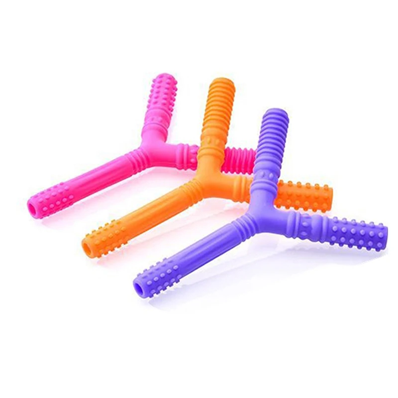 Kid Chewing Tube Speech Therapy Teeth Massager Children Talk Tools For Autism Sensory Speak Oral Muscle Rehabilitation Training - Image 3