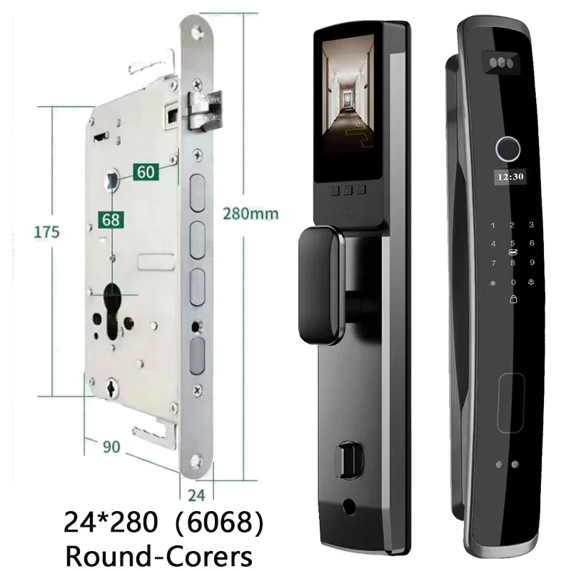 Wishome Biometric Recognition Smart Door Lock remote control Fingerprint Password IC Card APP Wifi Lock Unlock - Image 8