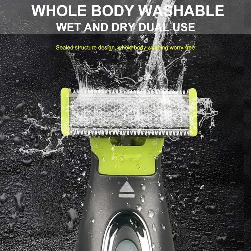 MLG Electric Shaver For Men and Women Portable Full Body Trimmer USB T Shaped Blade Razor For Beard Armpit For Washable - Image 5