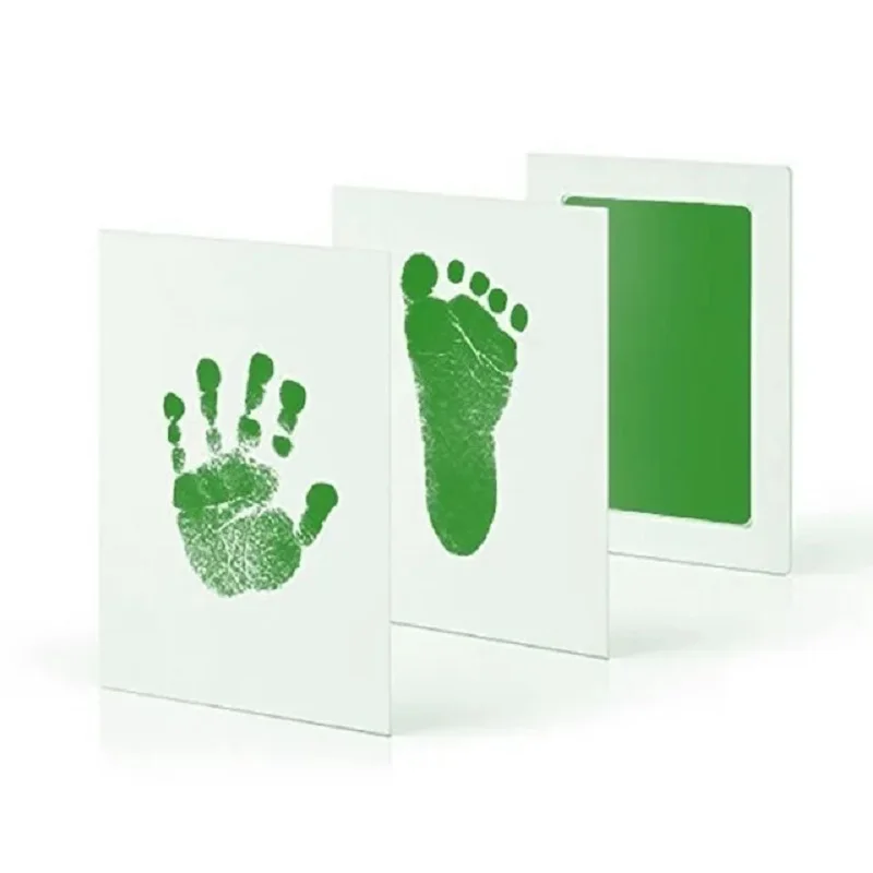 2/4pc Baby Handprint Footprints Ink Pads Safe Non-toxic No-Touch Skin Inkless Inkpad Kits Pet Cat Dog Paw Prints Souvenirs Gifts - Image 9