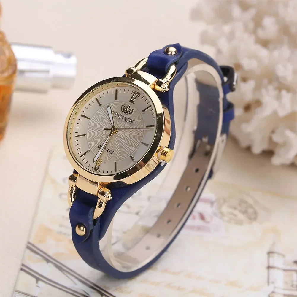 Simple Women Watch Luxury Design Leather Watch Ladies Quartz Wristwatch Solid Color Fashion Women Gift Watch Relojes Para Mujer - Image 10
