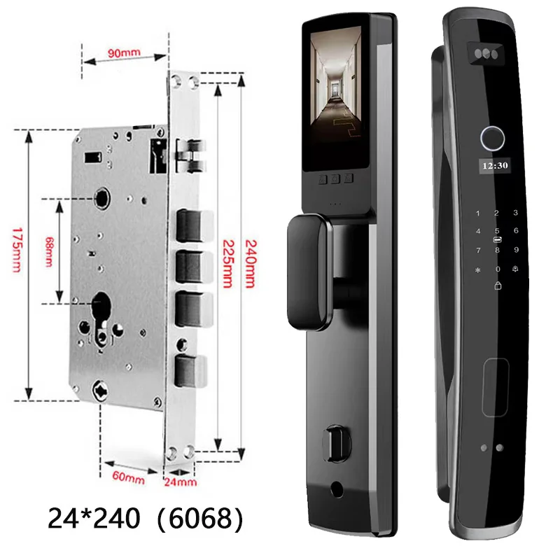 Wishome Biometric Recognition Smart Door Lock remote control Fingerprint Password IC Card APP Wifi Lock Unlock - Image 9