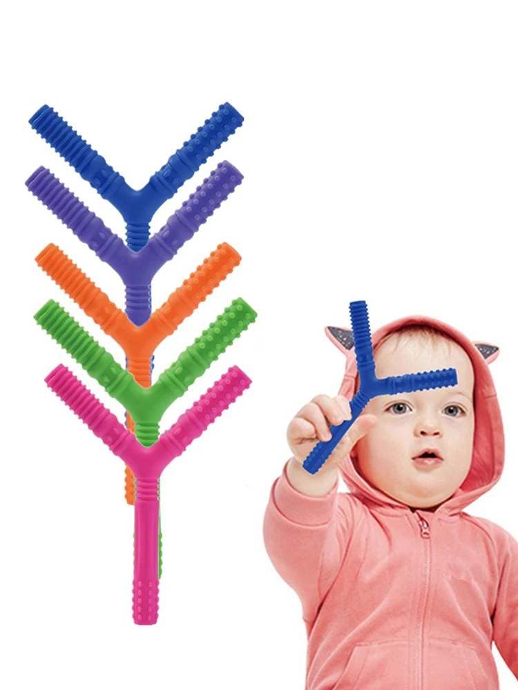 Kid Chewing Tube Speech Therapy Teeth Massager Children Talk Tools For Autism Sensory Speak Oral Muscle Rehabilitation Training - Image 5
