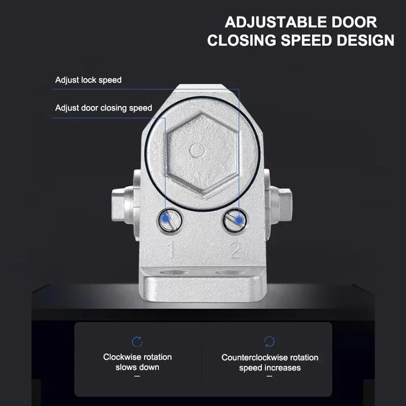 Automatic Door Closer Security System 25KG To 85KG Adjustable Speed Door Closing Equipment Mute Soft Closing Door Hardware - Image 4